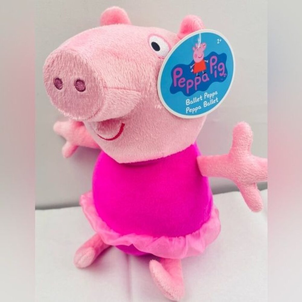 Cute Peppa pig ballet plush 9” - Picture 5 of 9